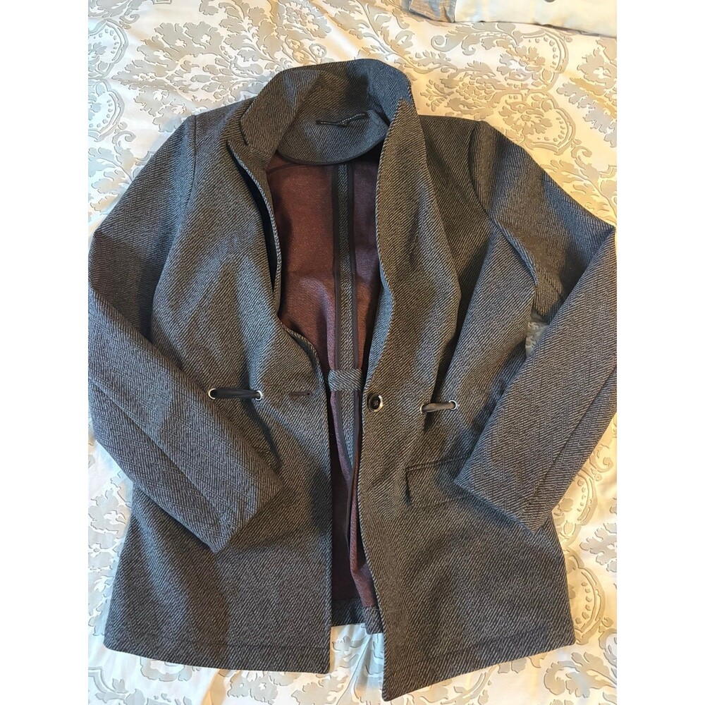 Heather Gray White House Black Market Cinch Jacket
